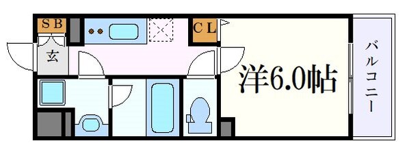 亀島駅 徒歩6分 1階の物件間取画像